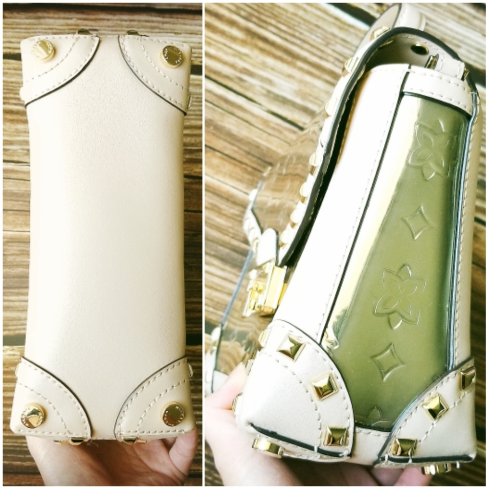 🍒NWT🍒 MK GOLD MIRROR TRUNK CONVERTIBLE SA - Picture 5 of 8